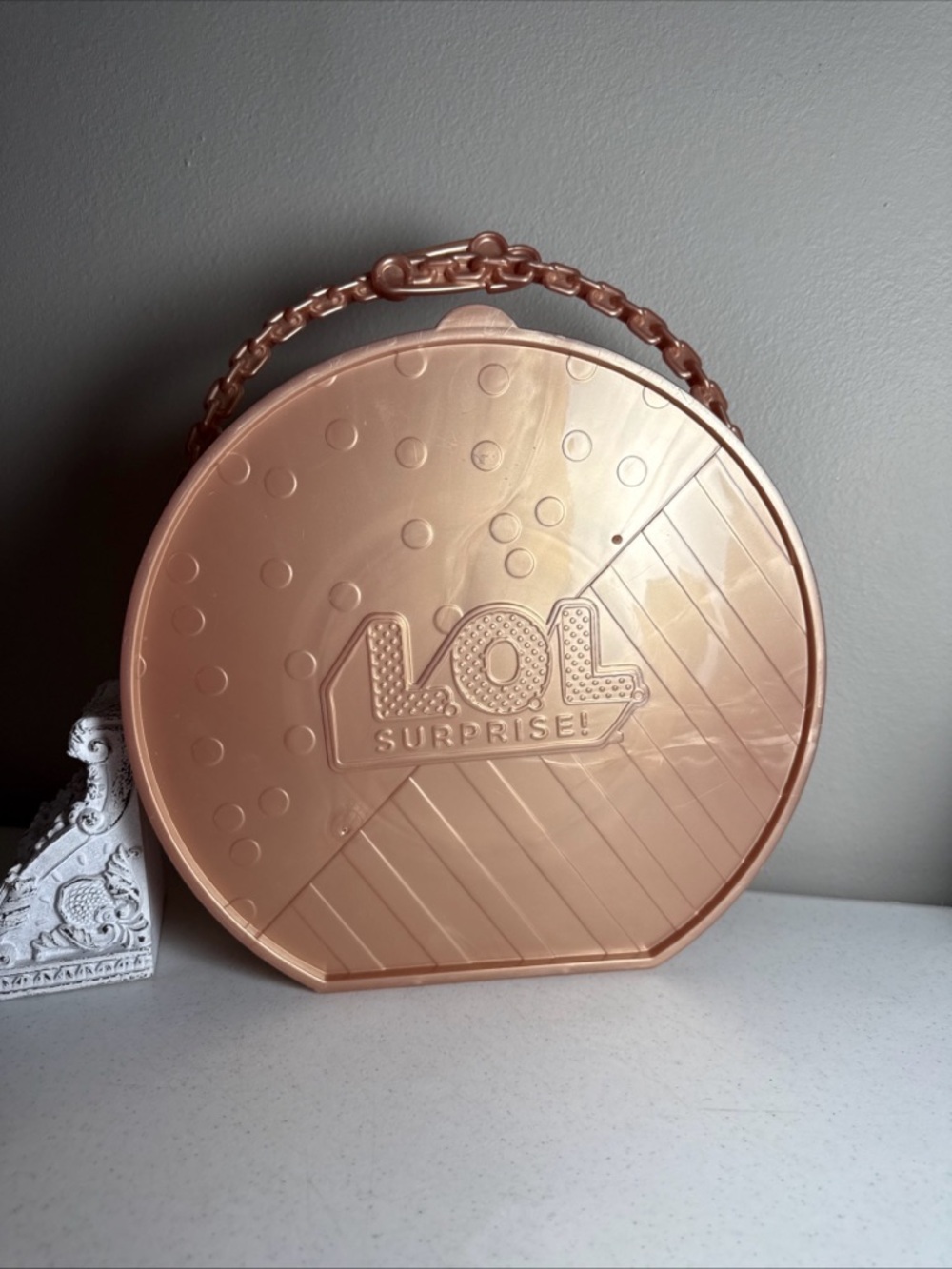 LOL Suprise brown glitter doll accessories plastic holder